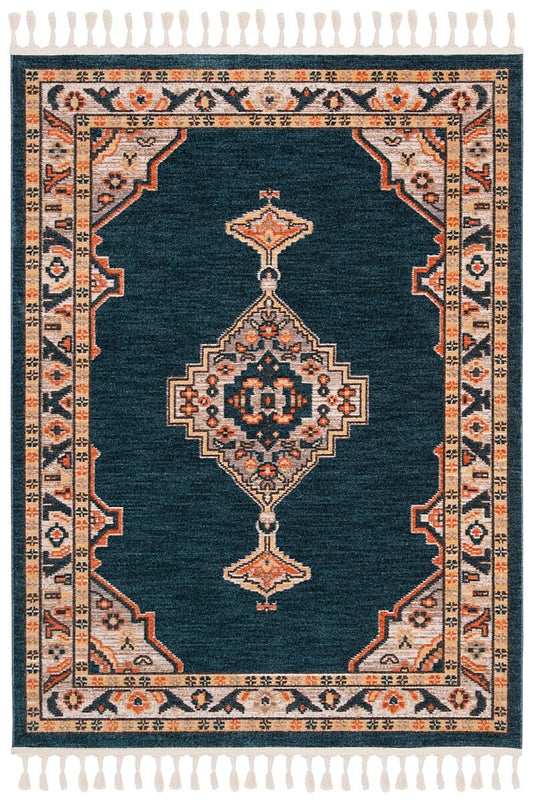 Safavieh Farmhouse Fmh830N Cream / Navy Area Rug