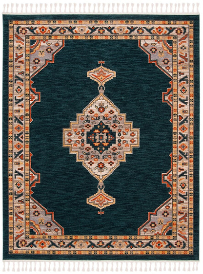 Safavieh Farmhouse Fmh830N Cream / Navy Area Rug