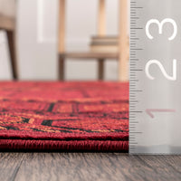 Nuloom Billie Paneled Nbi1830A Red Area Rug