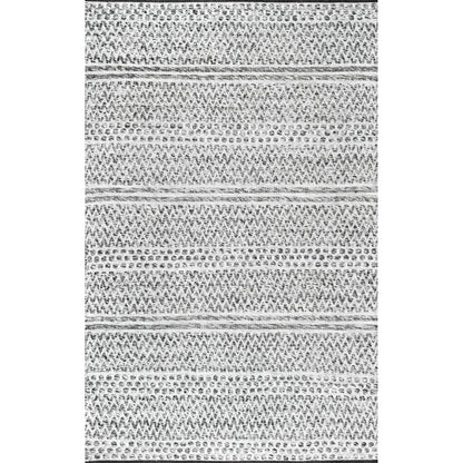 Nuloom Natosha Chevron Nna3586A Silver Area Rug