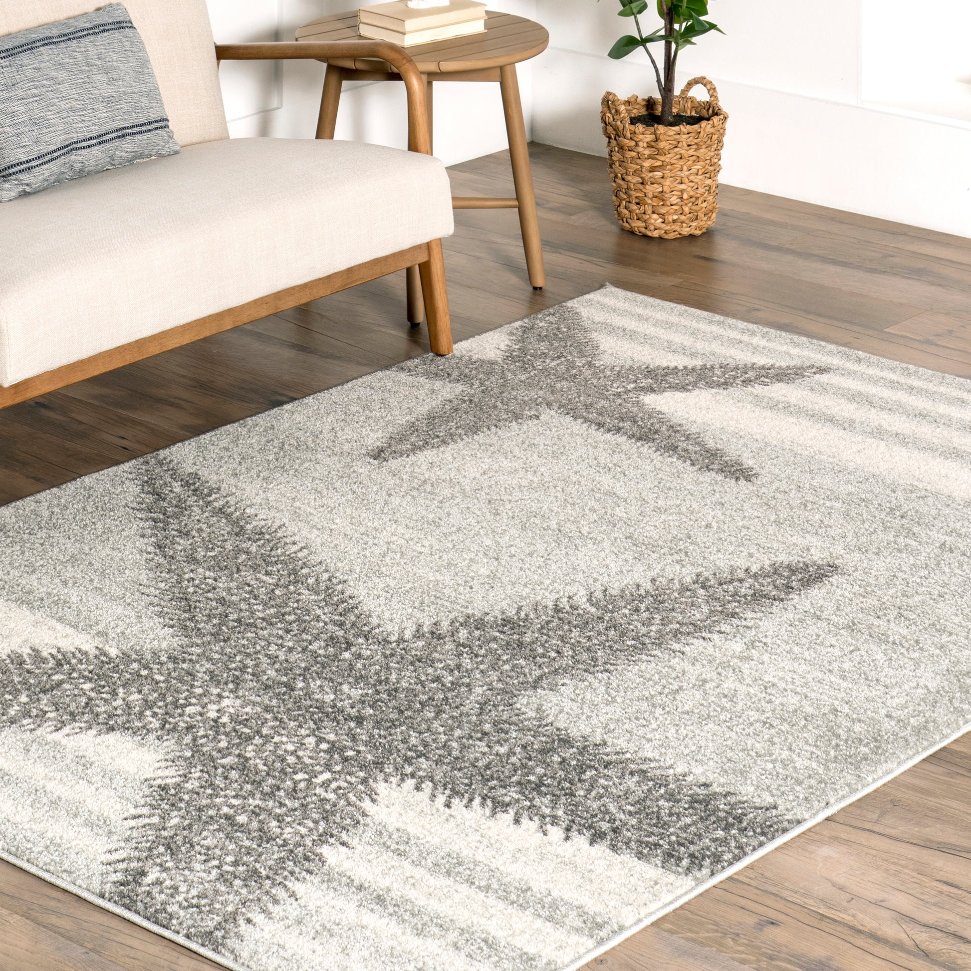 Nuloom Thomas Paul Starfish And Nth1560C Light Gray Area Rug