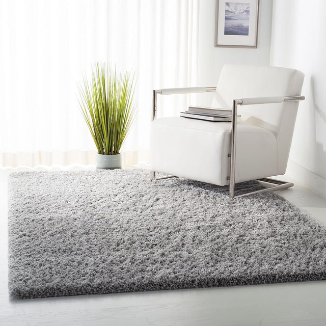 Safavieh Fontana Shag Fnt800F Grey Shag Area Rug