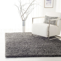 Safavieh Fontana Shag Fnt800G Silver Shag Area Rug