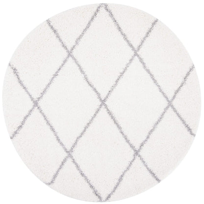 Safavieh Fontana Shag Fnt815A Cream / Grey Shag Area Rug