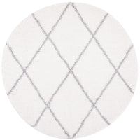 Safavieh Fontana Shag Fnt815A Cream / Grey Shag Area Rug