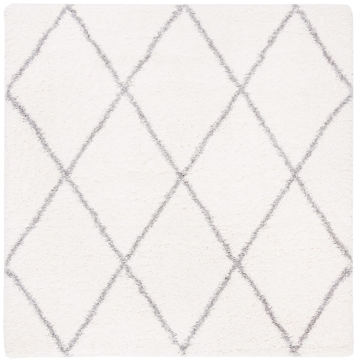 Safavieh Fontana Shag Fnt815A Cream / Grey Shag Area Rug