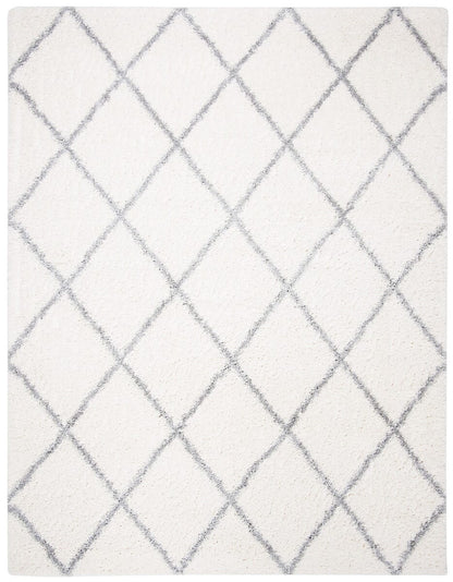 Safavieh Fontana Shag Fnt815A Cream / Grey Shag Area Rug