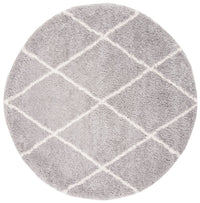 Safavieh Fontana Shag Fnt815G Grey / Cream Shag Area Rug