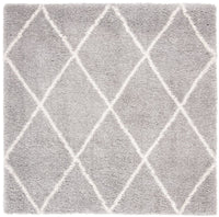 Safavieh Fontana Shag Fnt815G Grey / Cream Shag Area Rug