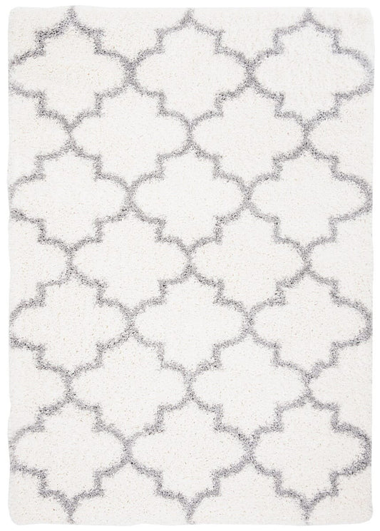 Safavieh Fontana Shag Fnt818A Cream / Grey Shag Area Rug