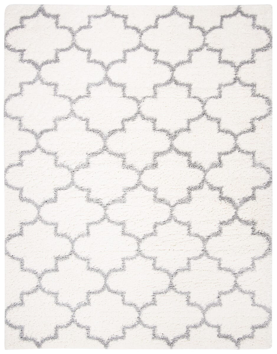 Safavieh Fontana Shag Fnt818A Cream / Grey Shag Area Rug