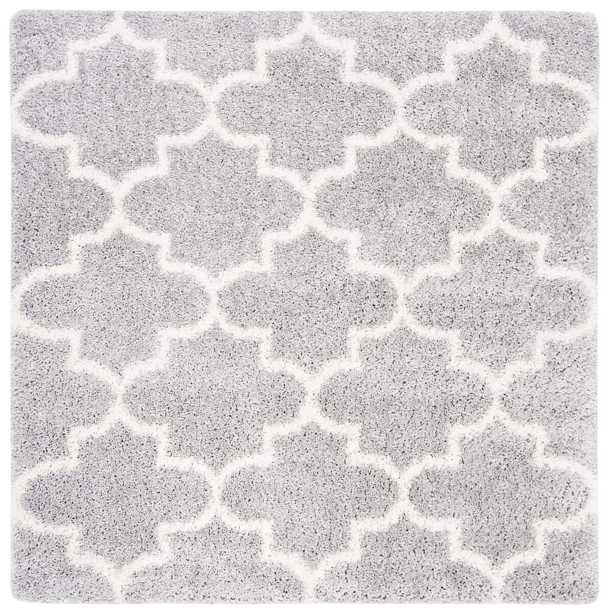 Safavieh Fontana Shag Fnt818G Grey / Cream Shag Area Rug