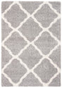 Safavieh Fontana Shag Fnt821G Grey / Cream Shag Area Rug