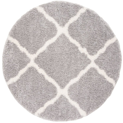 Safavieh Fontana Shag Fnt821G Grey / Cream Shag Area Rug