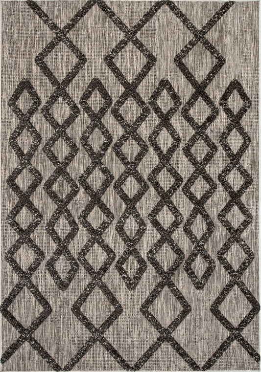 Nuloom Elianna Raised Pendant Nel1391A Brown Area Rug