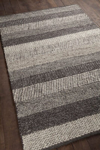 Chandra Forstel For36901 Grey Mix Striped Area Rug