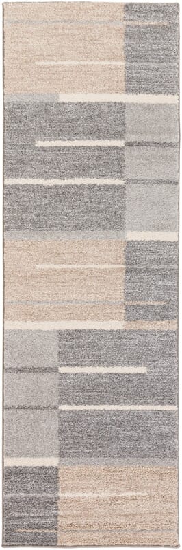 Surya Fowler Fow-1000 Medium Gray, Taupe, Light Gray Rugs.