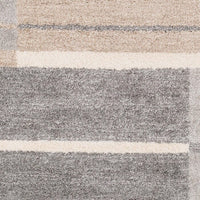 Surya Fowler Fow-1000 Medium Gray, Taupe, Light Gray Geometric Area Rug