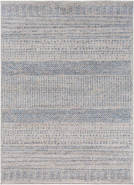 Surya Fowler Fow-1006 Medium Gray, Bright Blue, Black Rugs.
