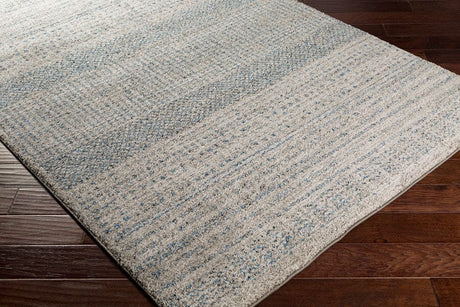 Surya Fowler Fow-1006 Medium Gray, Bright Blue, Black Rugs.