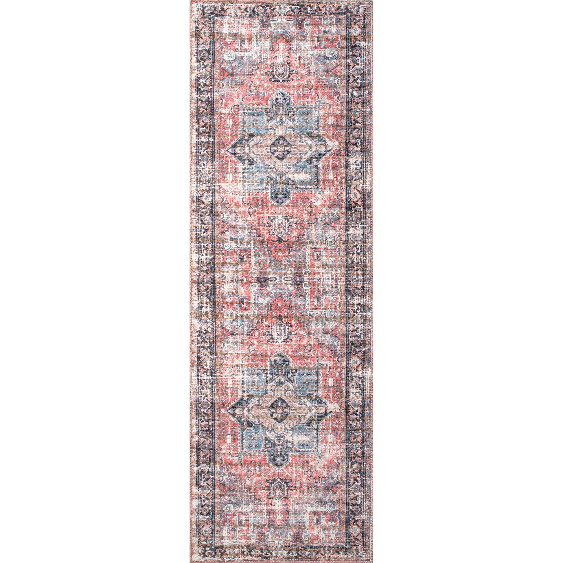 AreaRugs.com Wavaj Nwa1234A Rust Area Rug