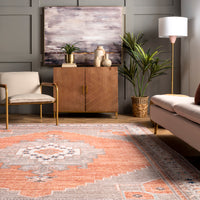 AreaRugs.com Wavaj Nwa1164A Rust Area Rug