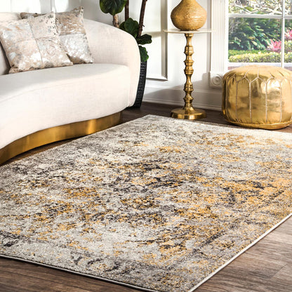 Nuloom Vintage Fading Rosie Nvi3177A Gold Area Rug