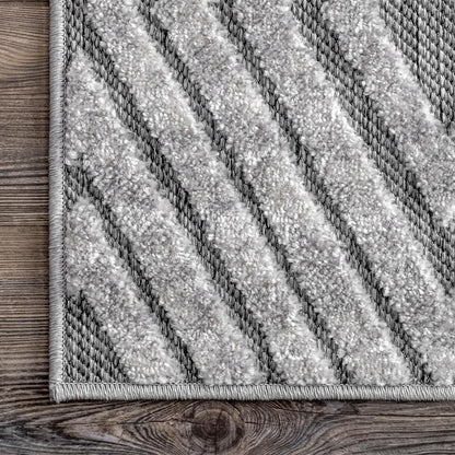 Nuloom Lara Diamonds Nla1554A Gray Area Rug