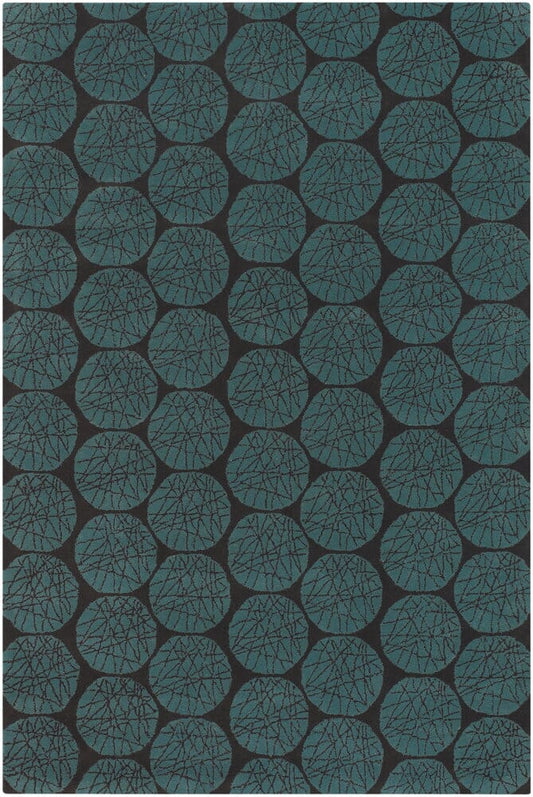 Chandra Fresca fre-4560 Blue Geometric Area Rug