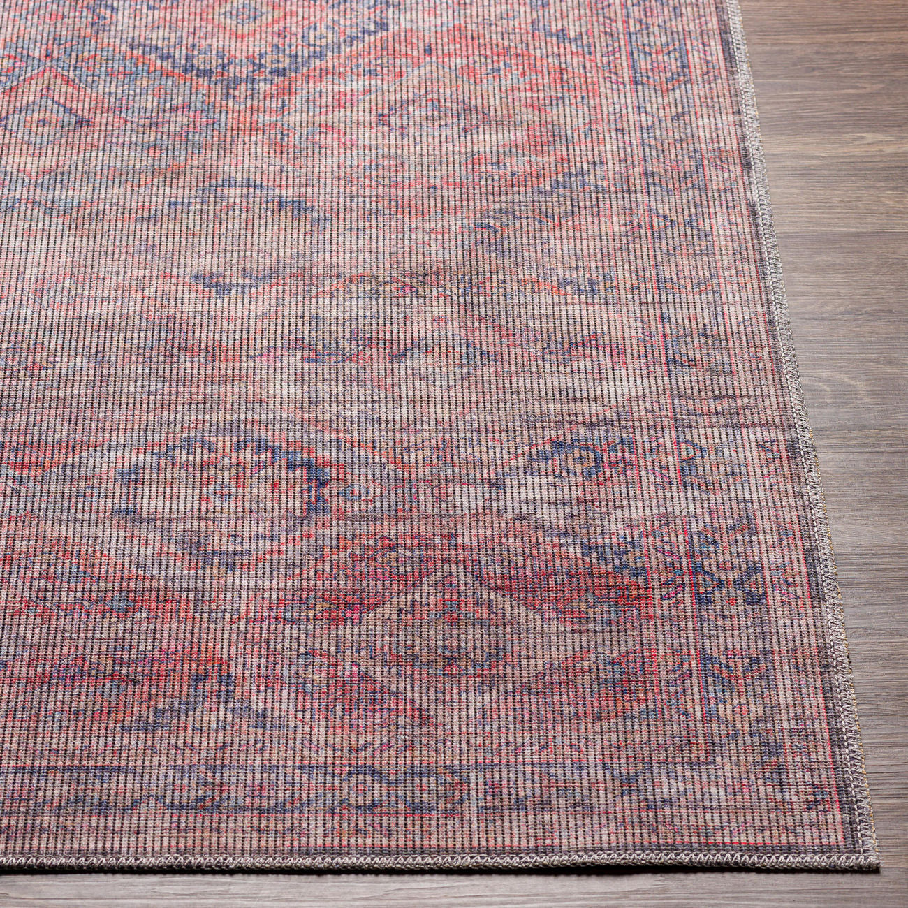 Surya Farrell Frl-2301 Dark Blue, Rust, Peach, Wheat Area Rug