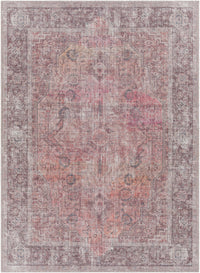 Surya Farrell Frl-2305 Red, Light Brown, Charcoal, Taupe Area Rug