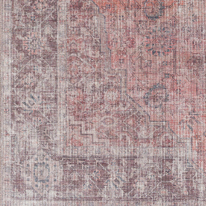 Surya Farrell Frl-2305 Red, Light Brown, Charcoal, Taupe Area Rug