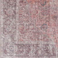 Surya Farrell Frl-2305 Red, Light Brown, Charcoal, Taupe Area Rug