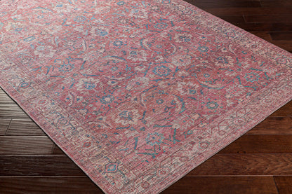 Surya Farrell Frl-2307 Red, Blue, Grass Green, Wheat Area Rug