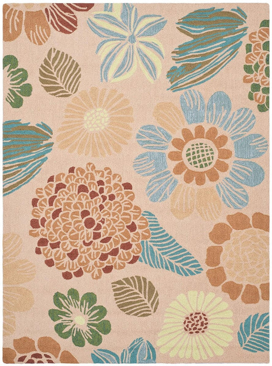 Safavieh Four Seasons Frs391H Creme Floral / Country Area Rug