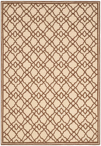 Safavieh Four Seasons Frs396A Ivory / Dark Brown Geometric Area Rug