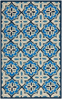 Safavieh Four Seasons Frs414D Blue Damask Area Rug