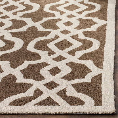 Safavieh Four Seasons Frs466B Mocha / Ivory Geometric Area Rug