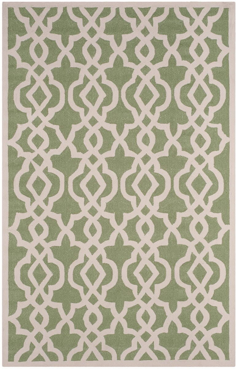 Safavieh Four Seasons Frs466C Seafoam / Ivory Geometric Area Rug