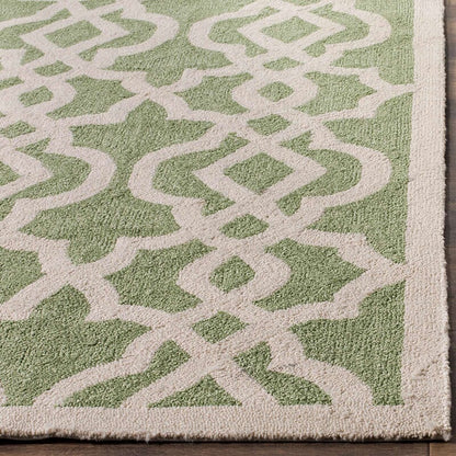 Safavieh Four Seasons Frs466C Seafoam / Ivory Geometric Area Rug