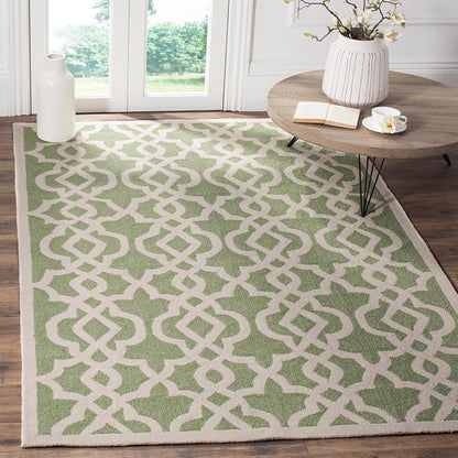 Safavieh Four Seasons Frs466C Seafoam / Ivory Geometric Area Rug