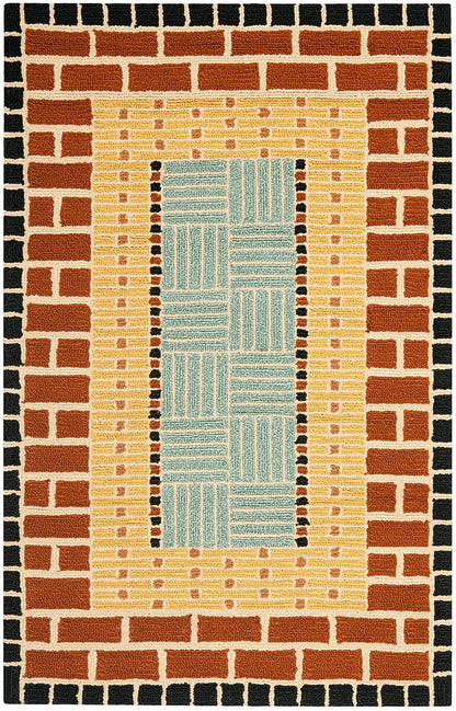 Safavieh Four Seasons Frs476A Brown / Blue Area Rug