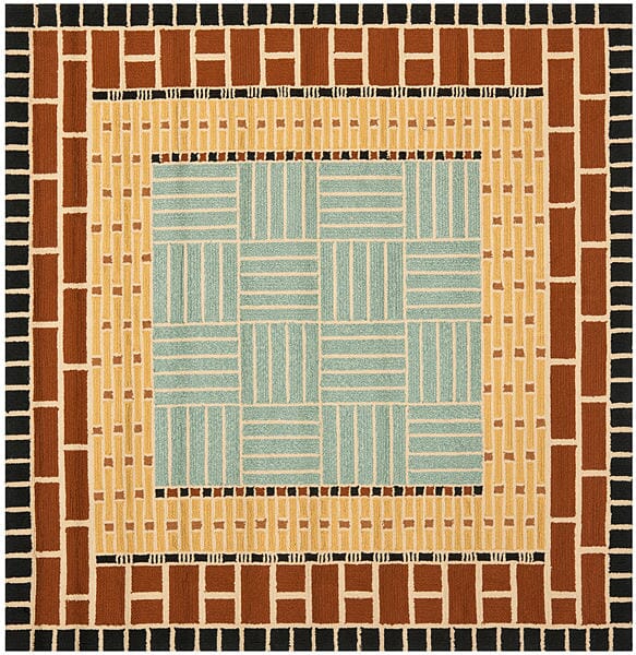 Safavieh Four Seasons Frs476A Brown / Blue Area Rug