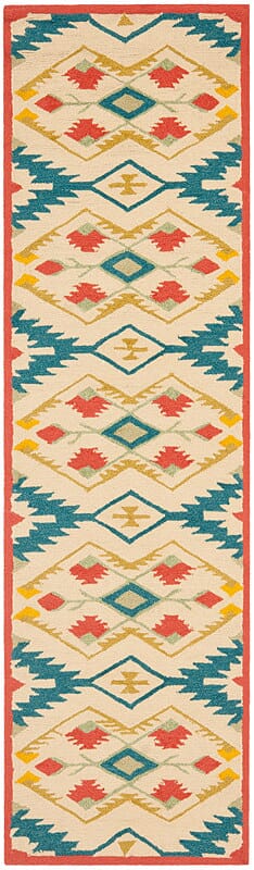 Safavieh Four Seasons Frs479A Natural / Blue Southwestern Area Rug