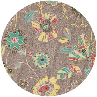 Safavieh Four Seasons Frs482A Grey / Blue Floral / Country Area Rug