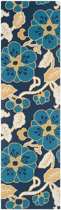 Safavieh Four Seasons Frs492A Navy / Multi Floral / Country Area Rug