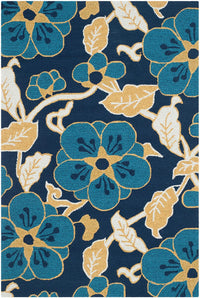 Safavieh Four Seasons Frs492A Navy / Multi Floral / Country Area Rug