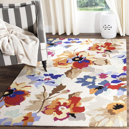 Safavieh Four Seasons Frs509D Ivory / Multi Floral / Country Area Rug