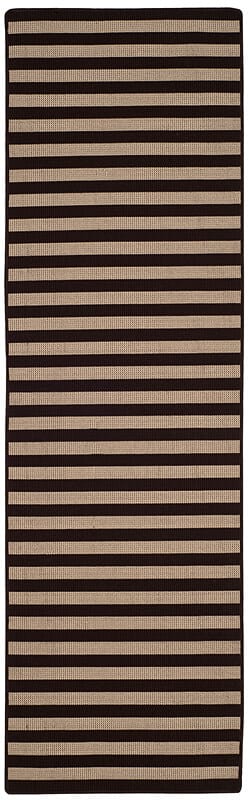 Safavieh Four Seasons Frs650A Ivory / Brown Striped Area Rug