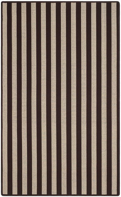 Safavieh Four Seasons Frs650A Ivory / Brown Striped Area Rug